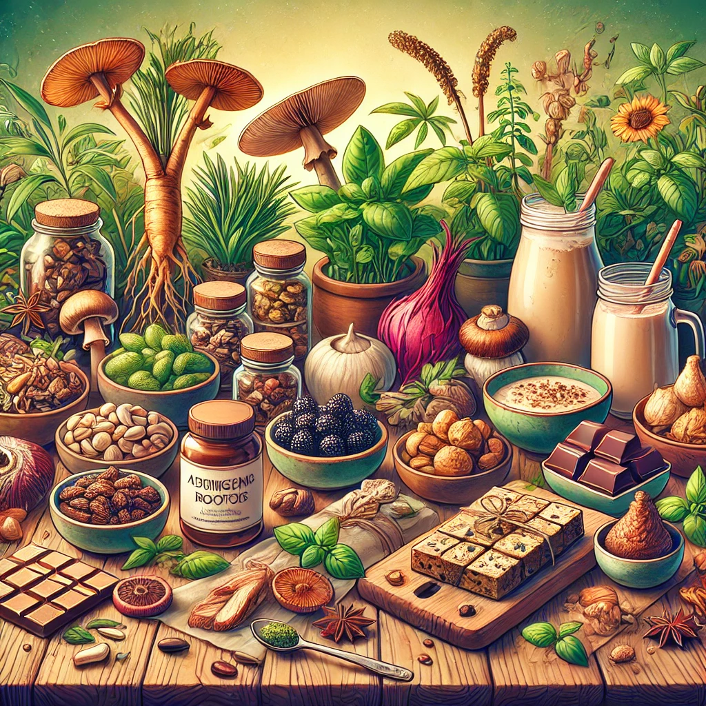 아답토젠이 포함된 약용식물들