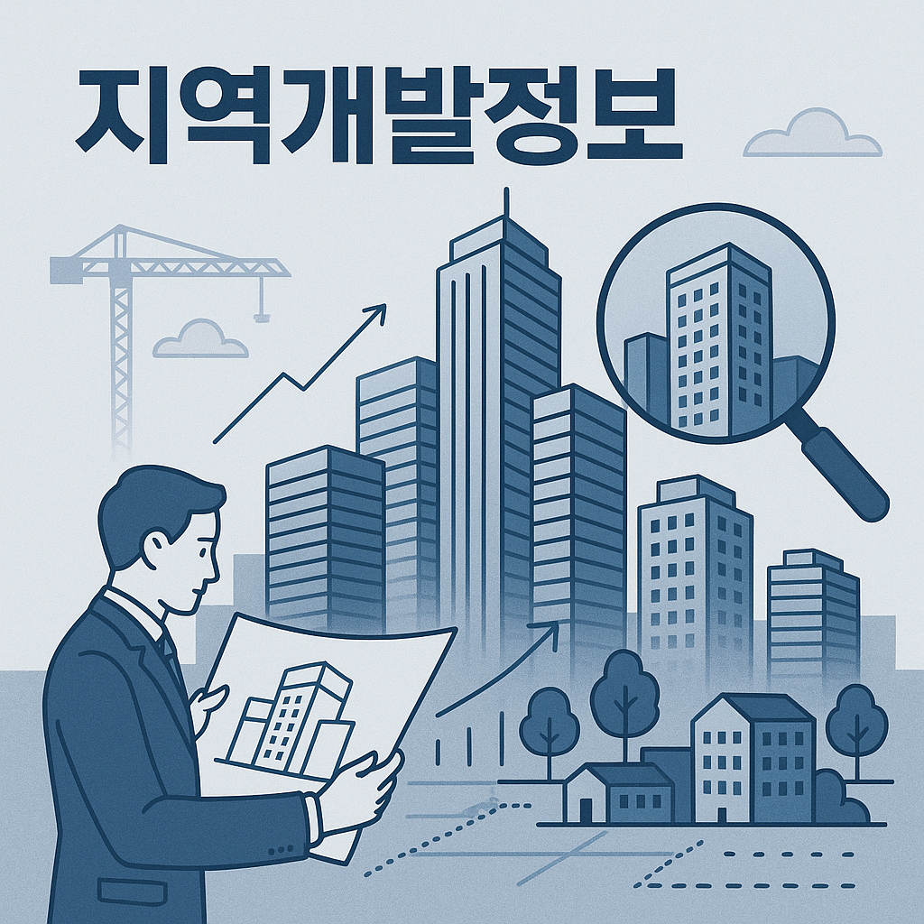 지역개발 정보, 어디서 어떻게 찾을까?