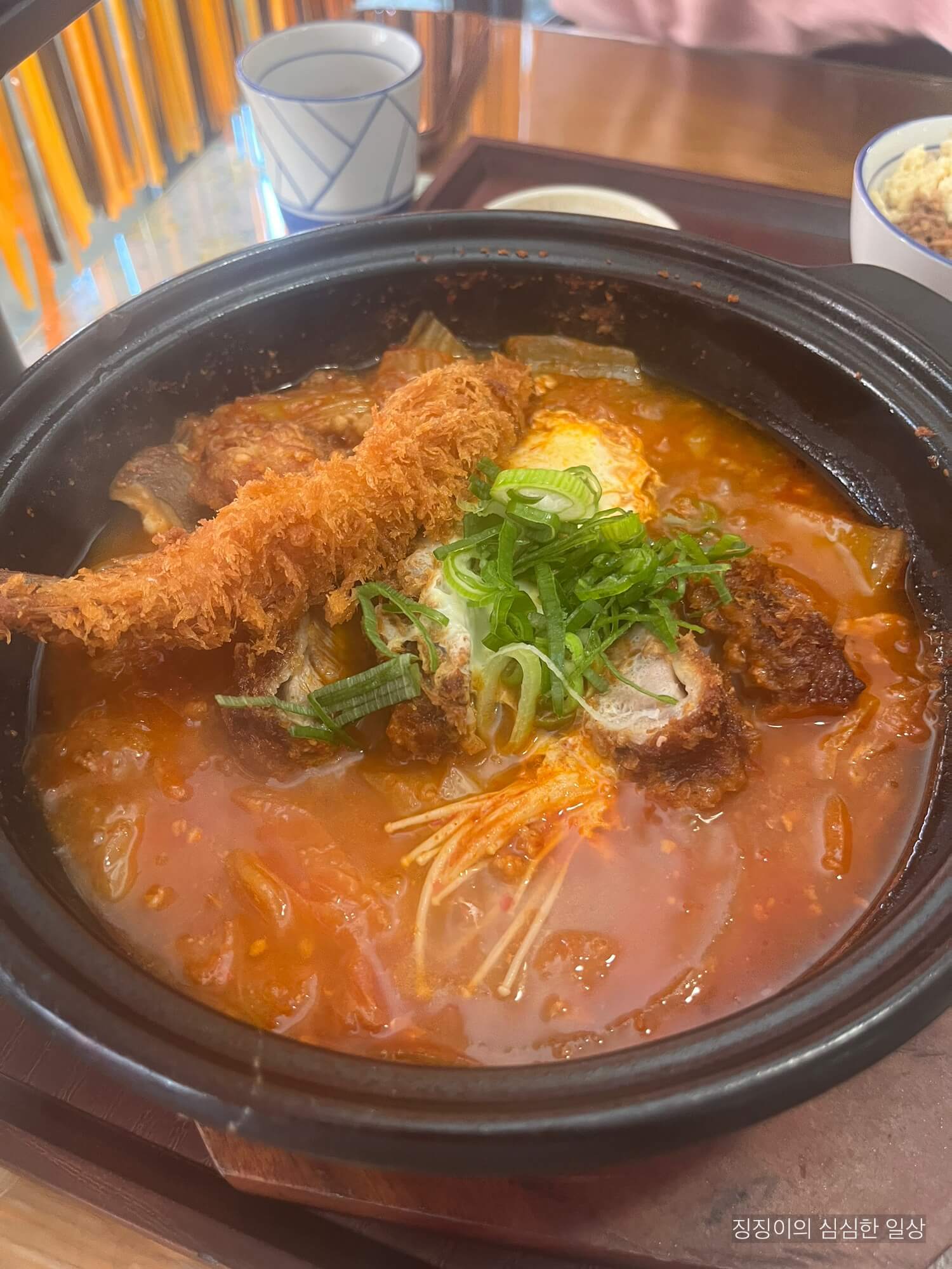 김치모듬카츠나베