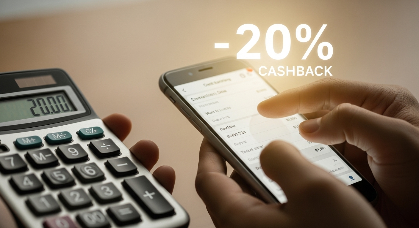 상생 페이백 환급금을 계산하는 모습