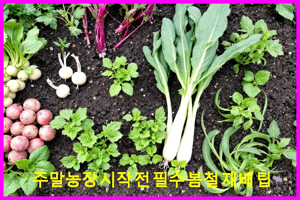 주말농장 시작 전 필수 봄철 재배 팁