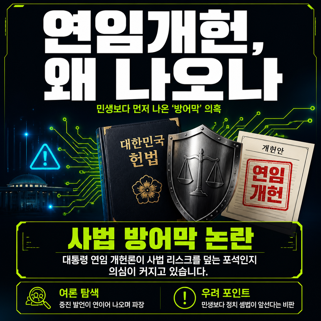 연임개헌, 왜 나오나