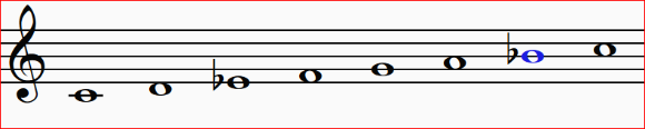 C 도리안(Dorian) Scale