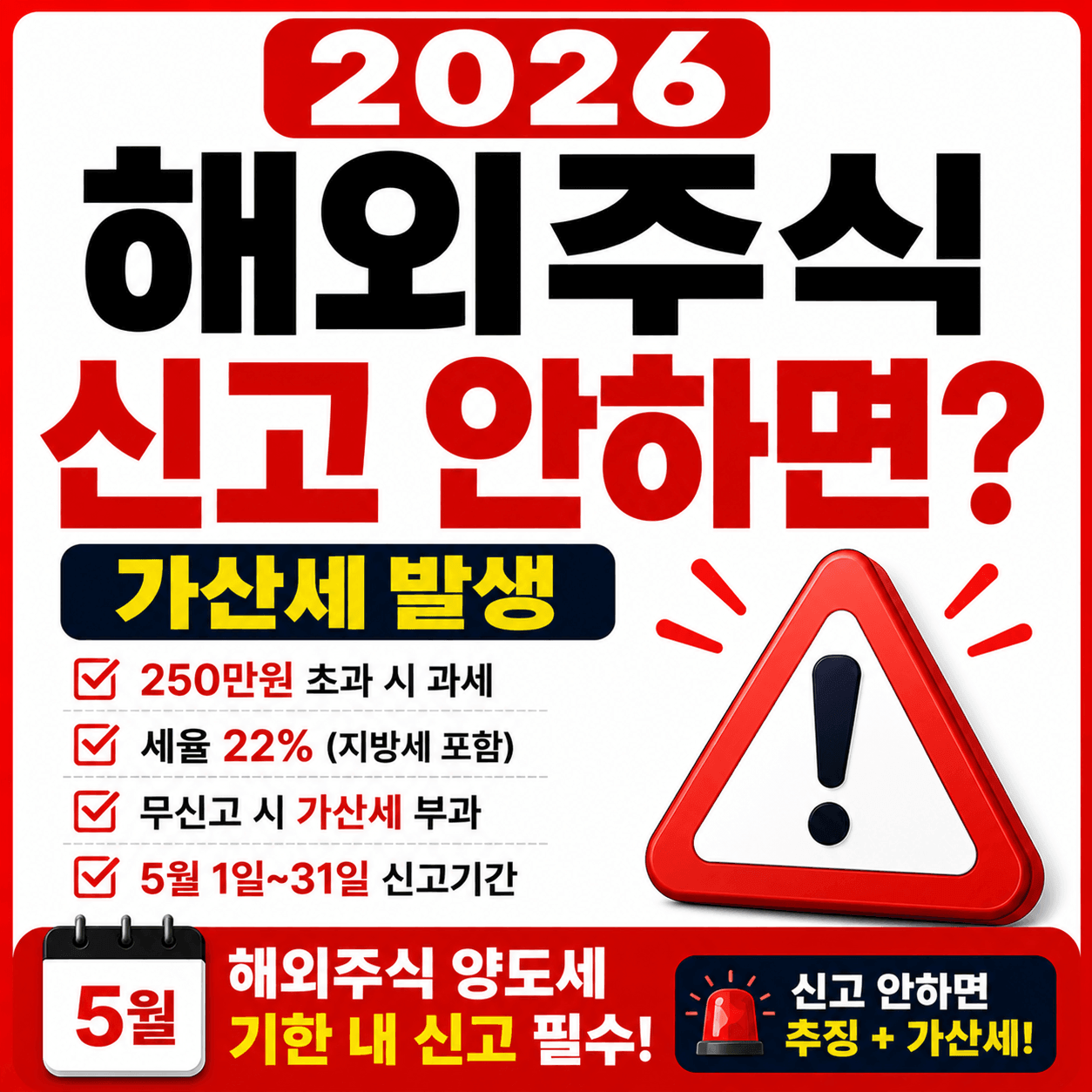 해외주식 무신고 가산세