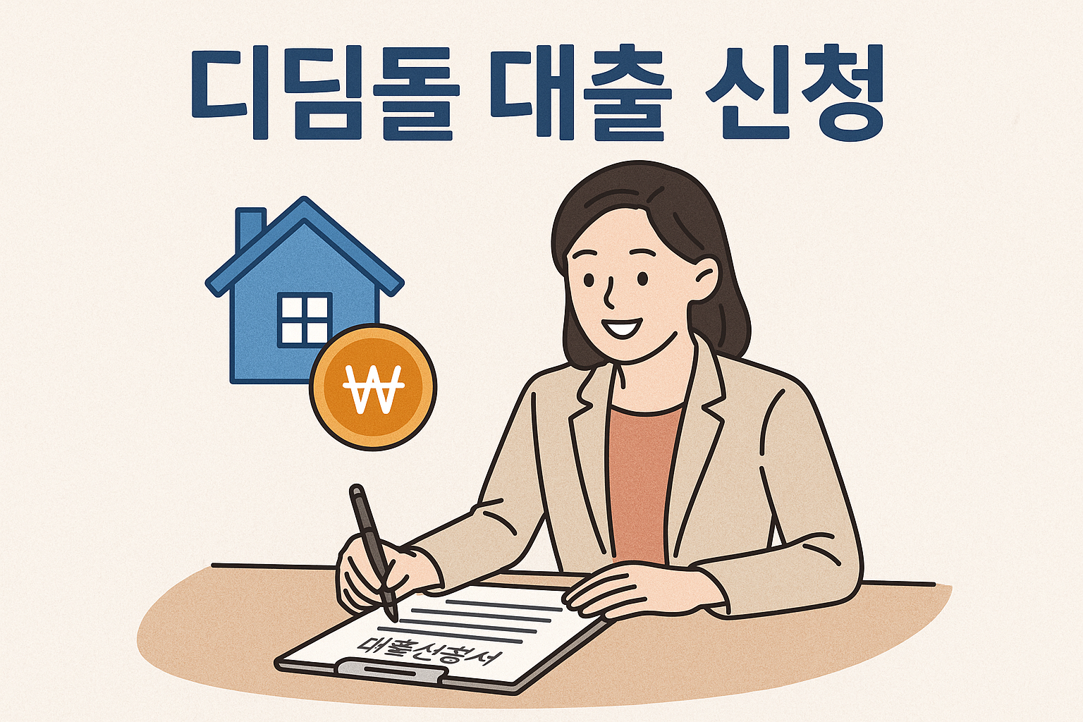 디딤돌 대출 신청 방법