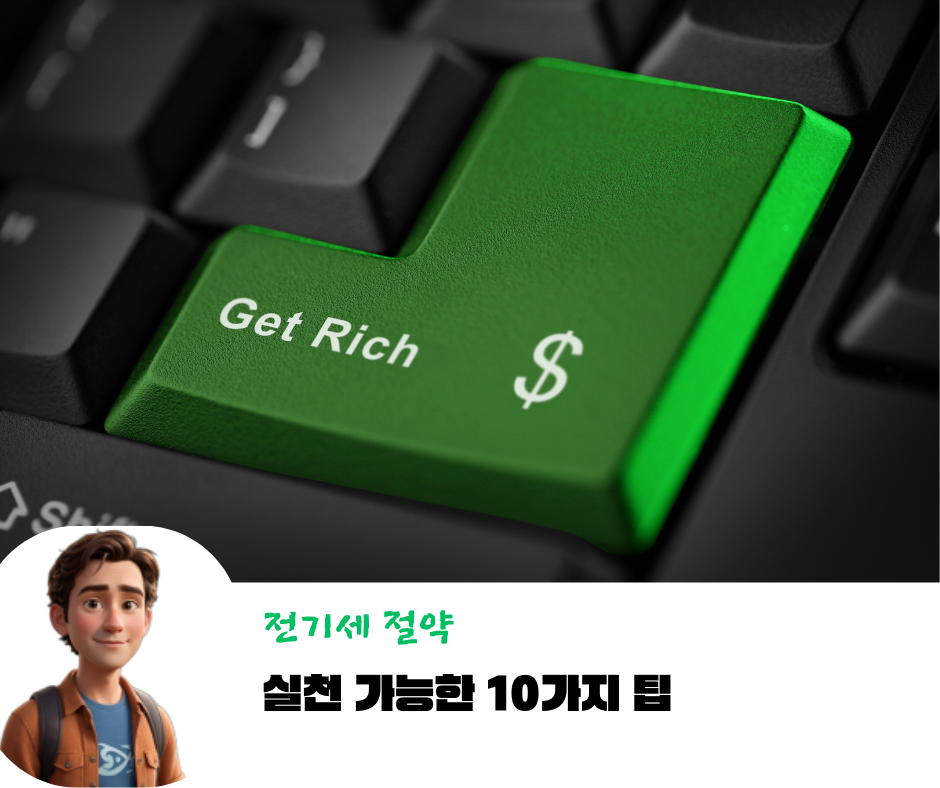 전기세 절약을 위한 실천 가능한 10가지 팁