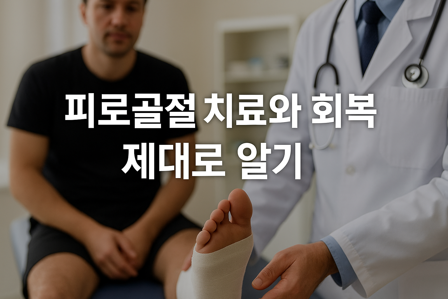 피로골절 치료법