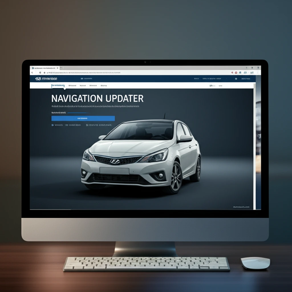 현대 아이오닉 하이브리드 내비게이션 ..