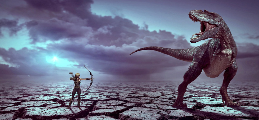 공룡과 인간이 함께 살 수 있었을까?