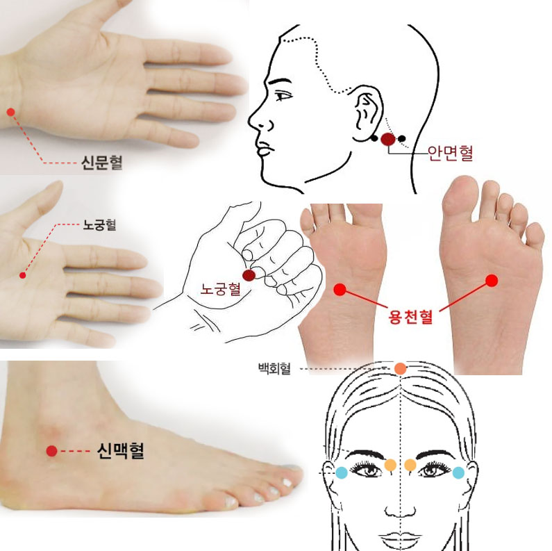 불면증을 없애주는 6곳의 수면 스위치