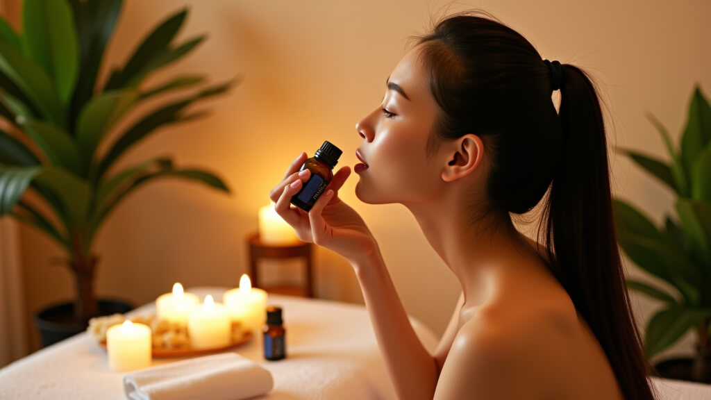 조용한 휴가를 위한 아로마