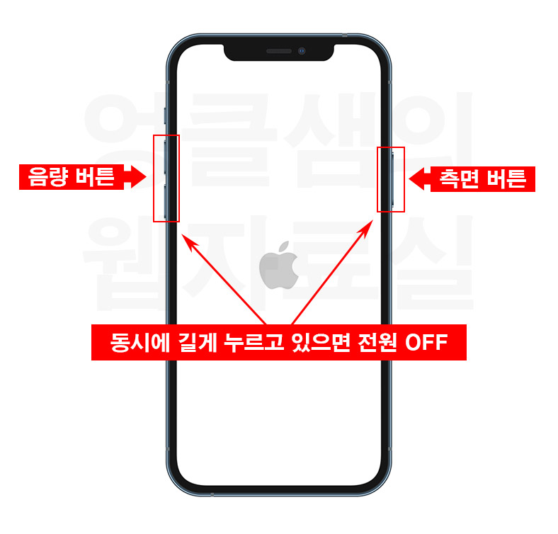아이폰 전원 끄기