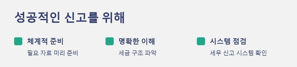 부가가치세 사전 준비