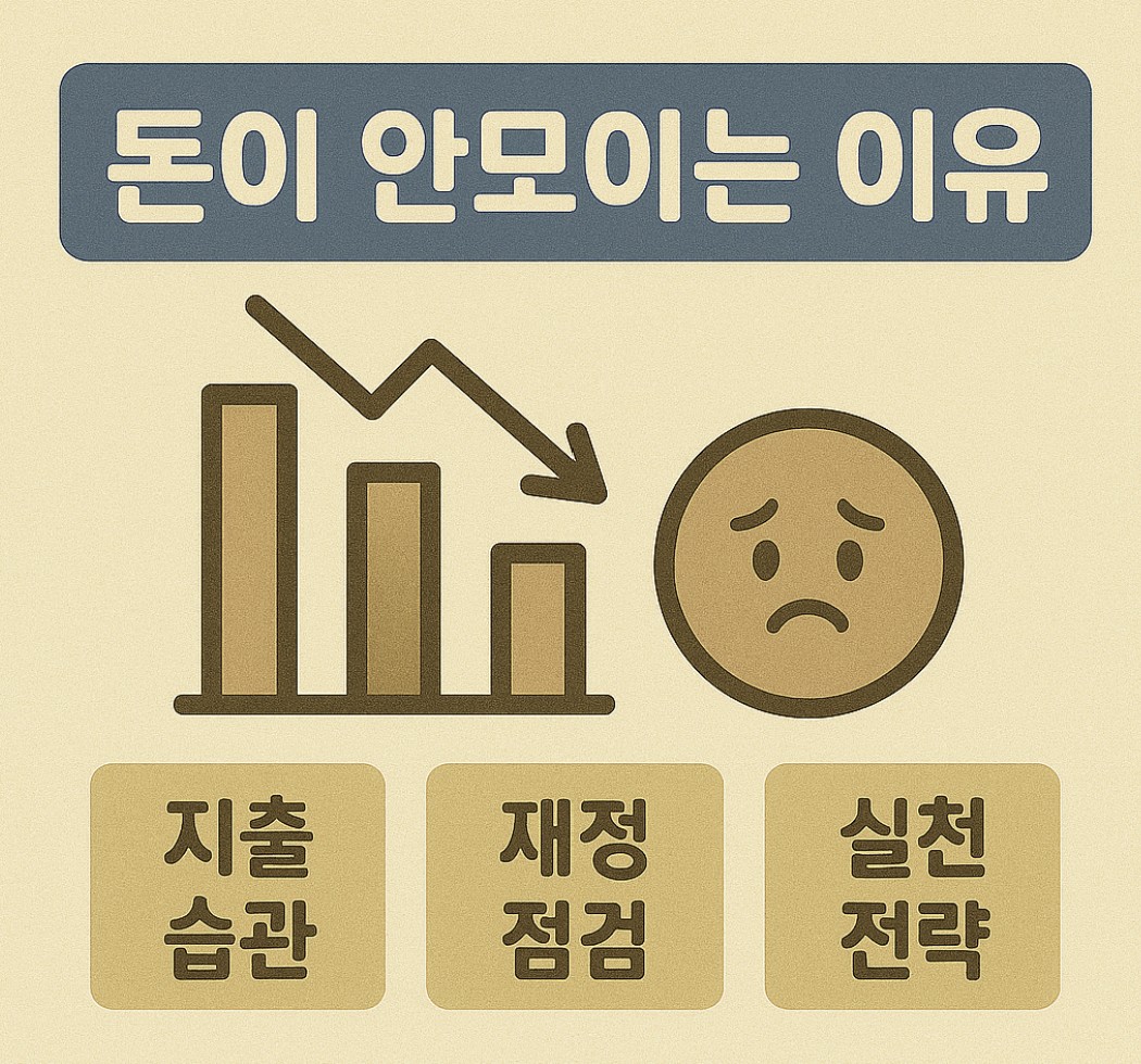 돈이 안모이는 이유