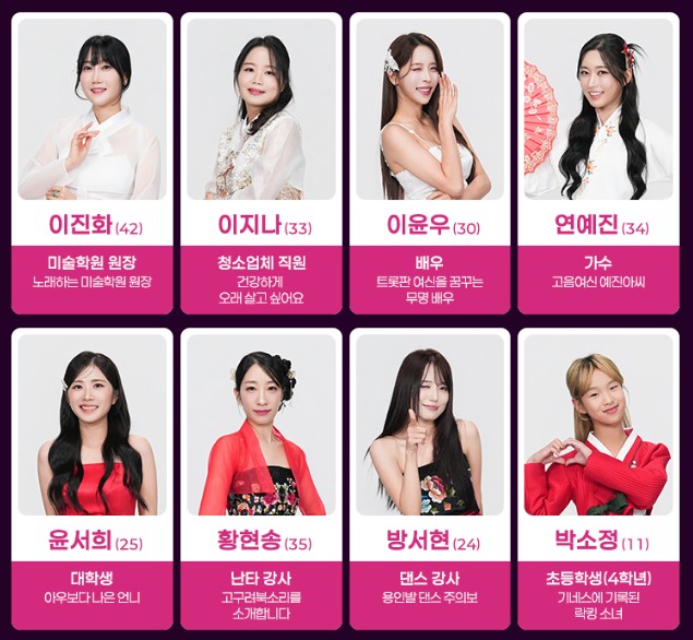 미스트롯4 참가자 명단