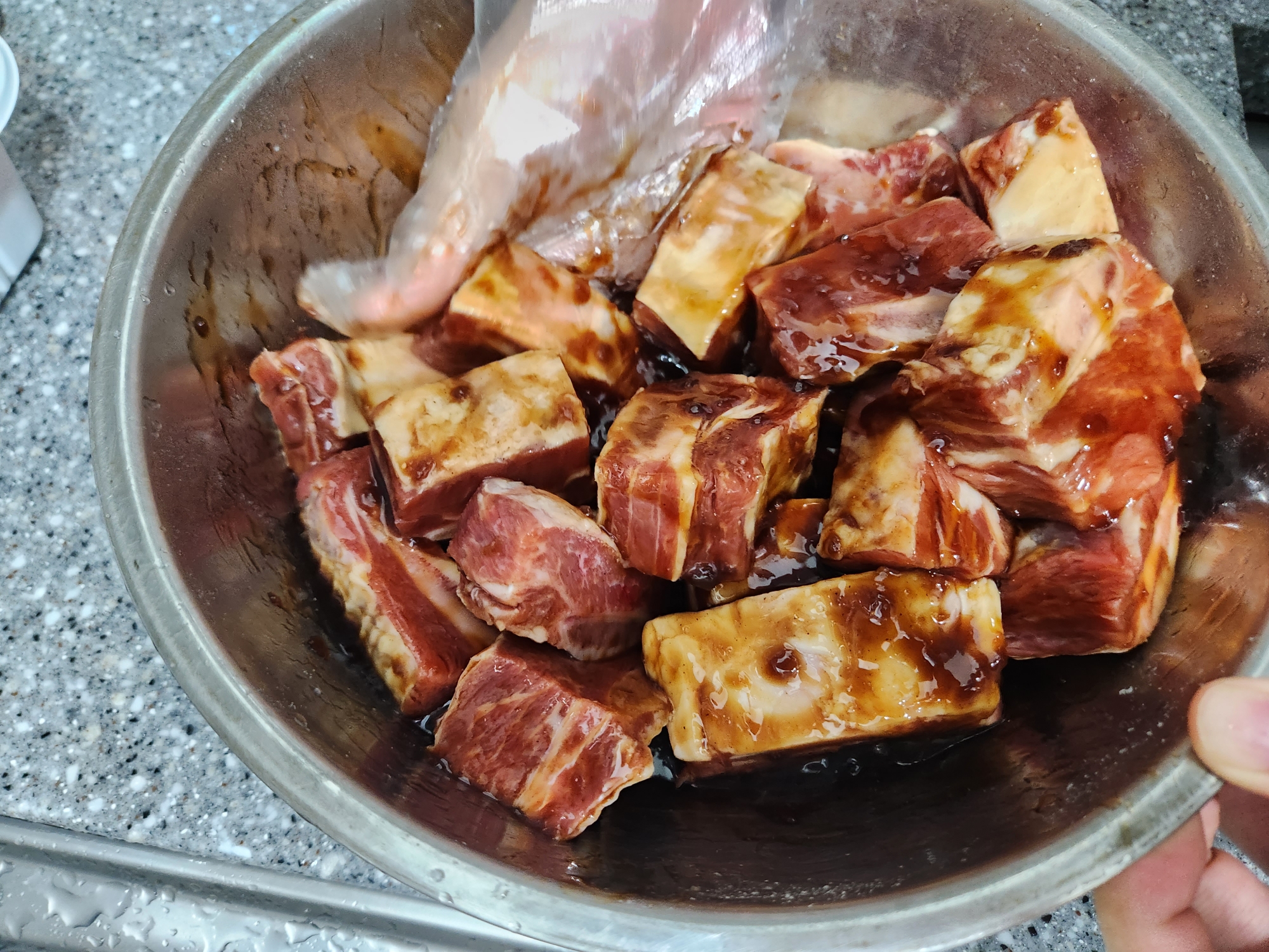 소갈비찜 압력솥방법 시간 황금레시피 소갈비양념만 있으면 OK