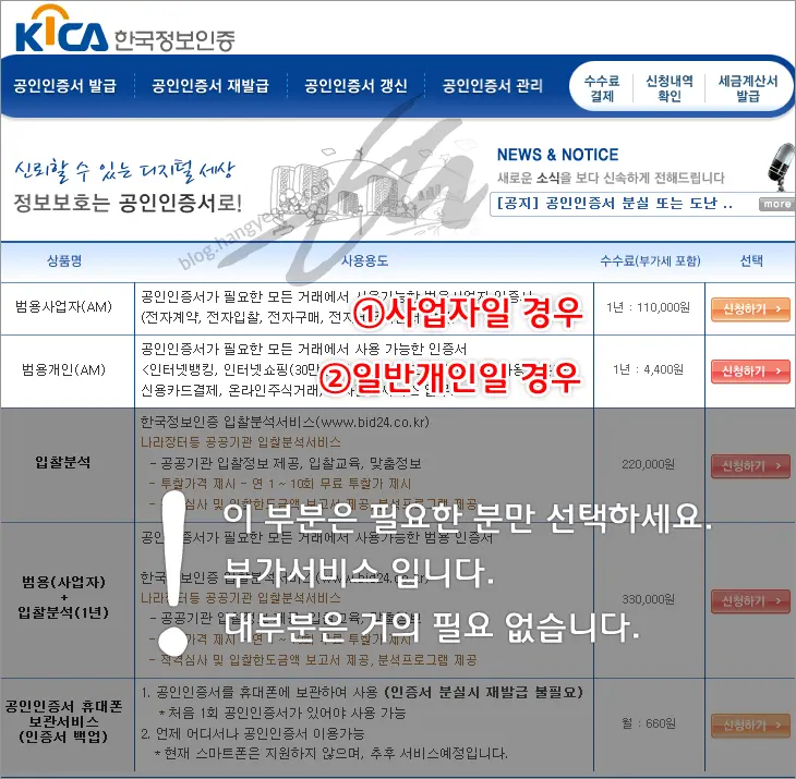 범용 공동인증서 발급 방법과 절차 온라인 신청하기