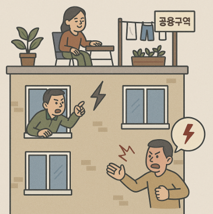 공유옥상 분쟁