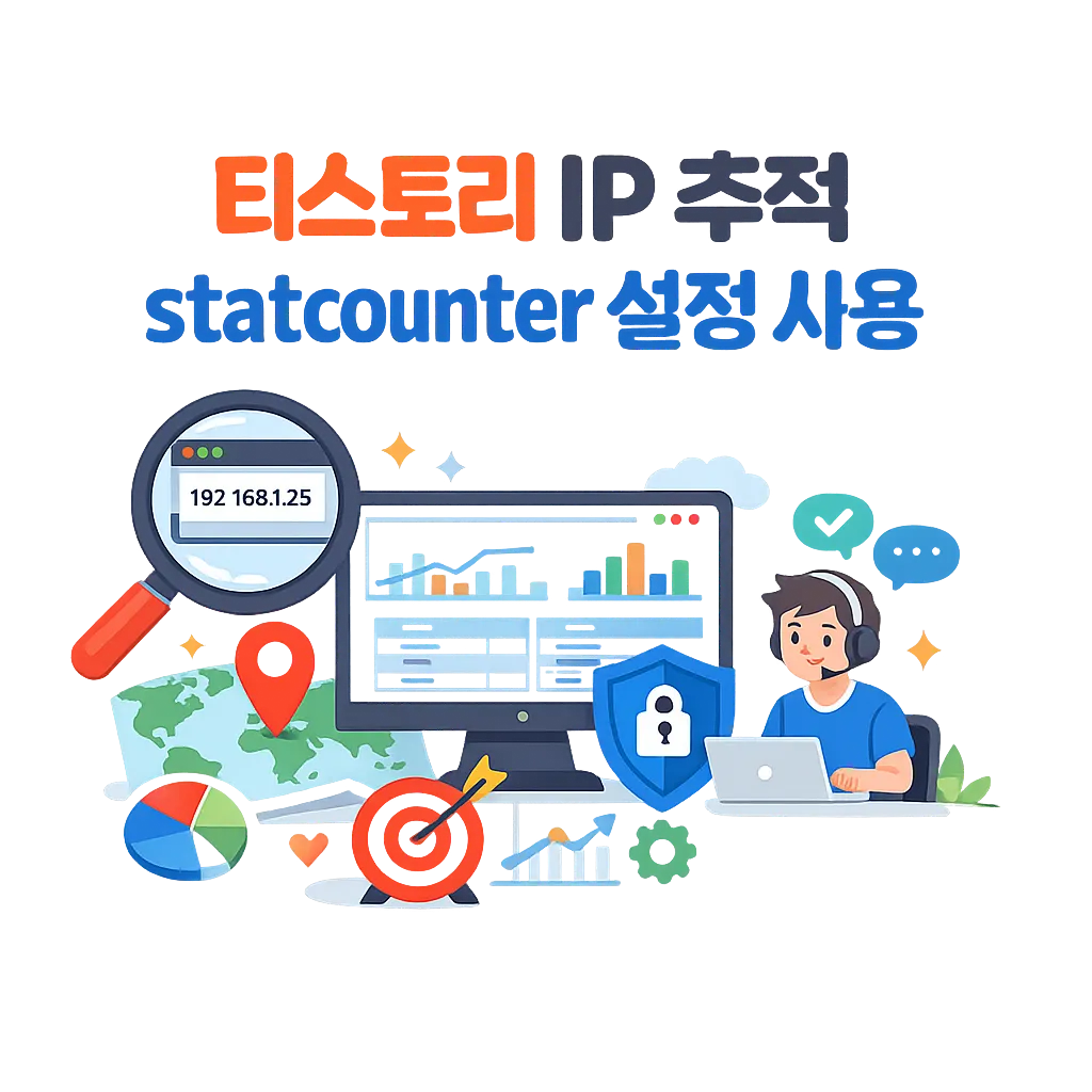 티스토리 IP 추적 statcounter 설정 사용