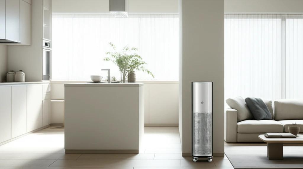 주방 오염물질 특성에 맞는 공기청정기..