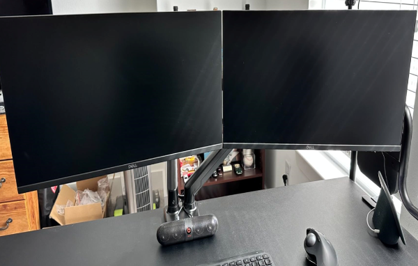 직장생활 직장인 모니터 받침대 거북목 예방 도움 받침대형 암형