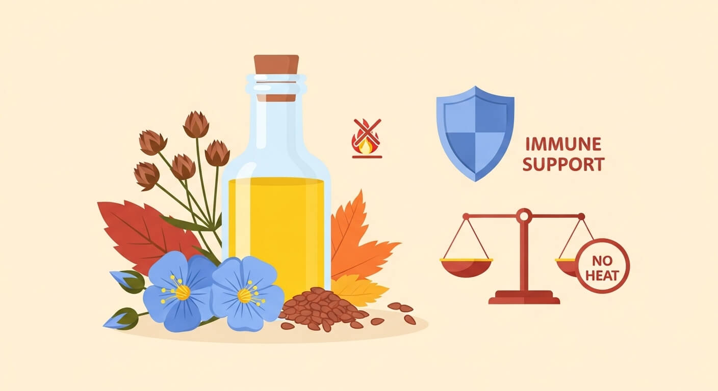 아마씨 오일 – 면역세포 활성과 호르몬 밸런스