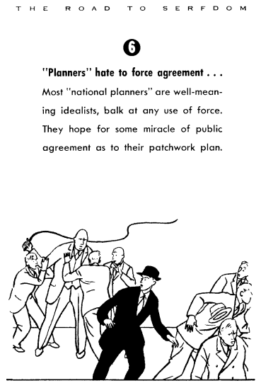 road to serfdom in cartoons