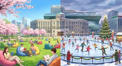 서울광장-사계절-즐길거리-스케이트장