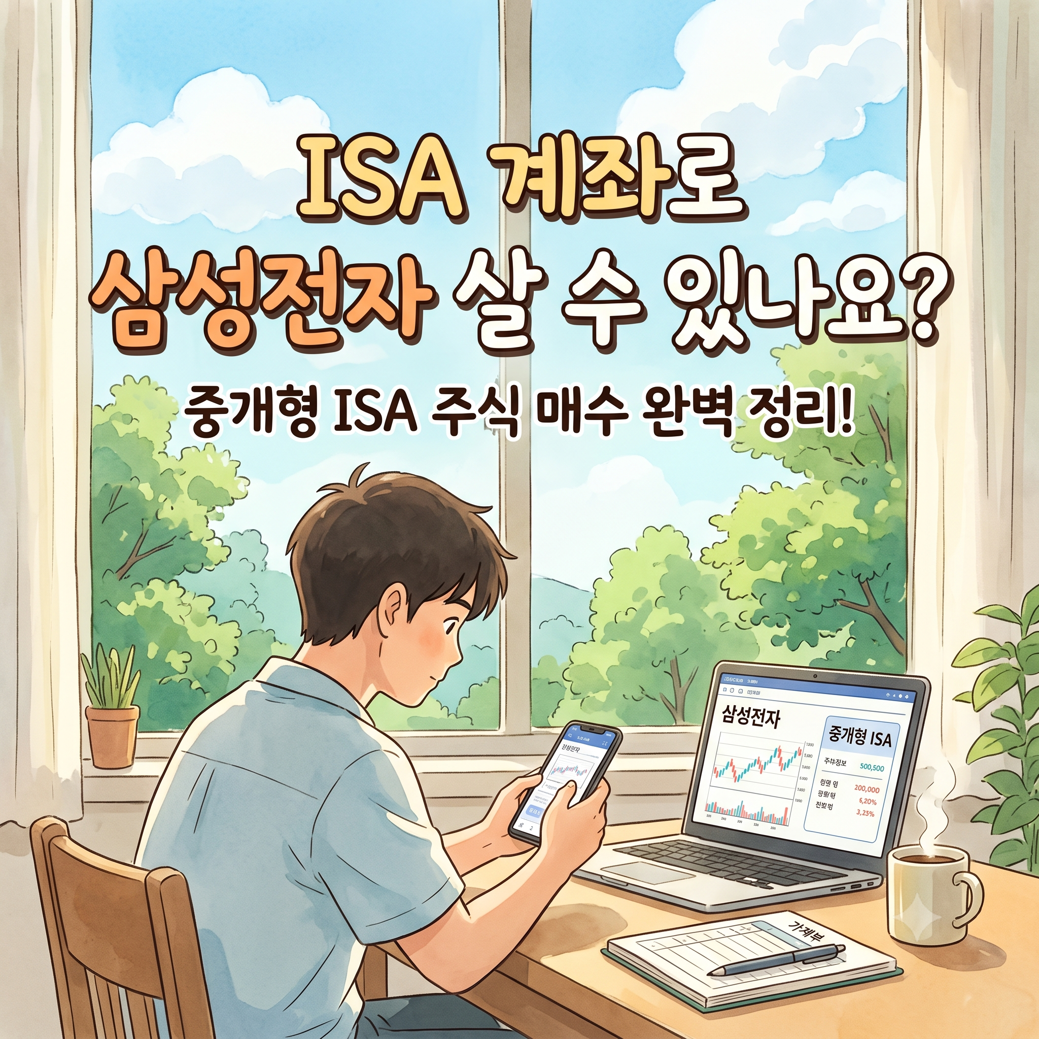 ISA 계좌로 삼성전자 살 수 있나요 중개형 ISA 주식 매수 완벽 정리
