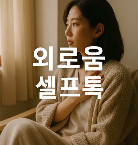 외로움이 느껴질 때 해보는 셀프 대화 (감정인식, 감정다루기, 마인드셋 훈련)