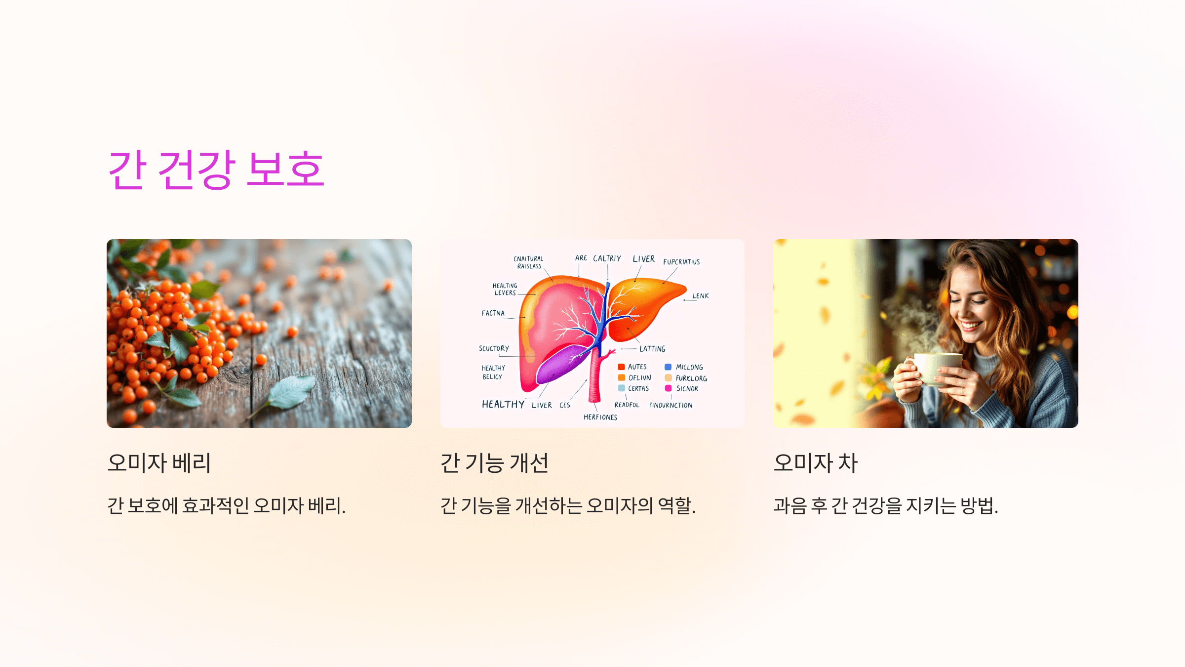 오미자 효능과 관련된 사진입니다.