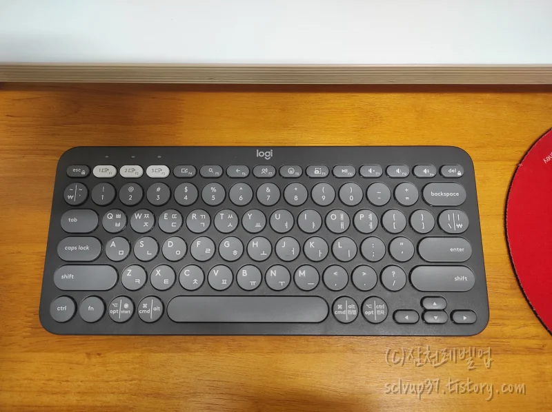 로지텍 k380s 사용