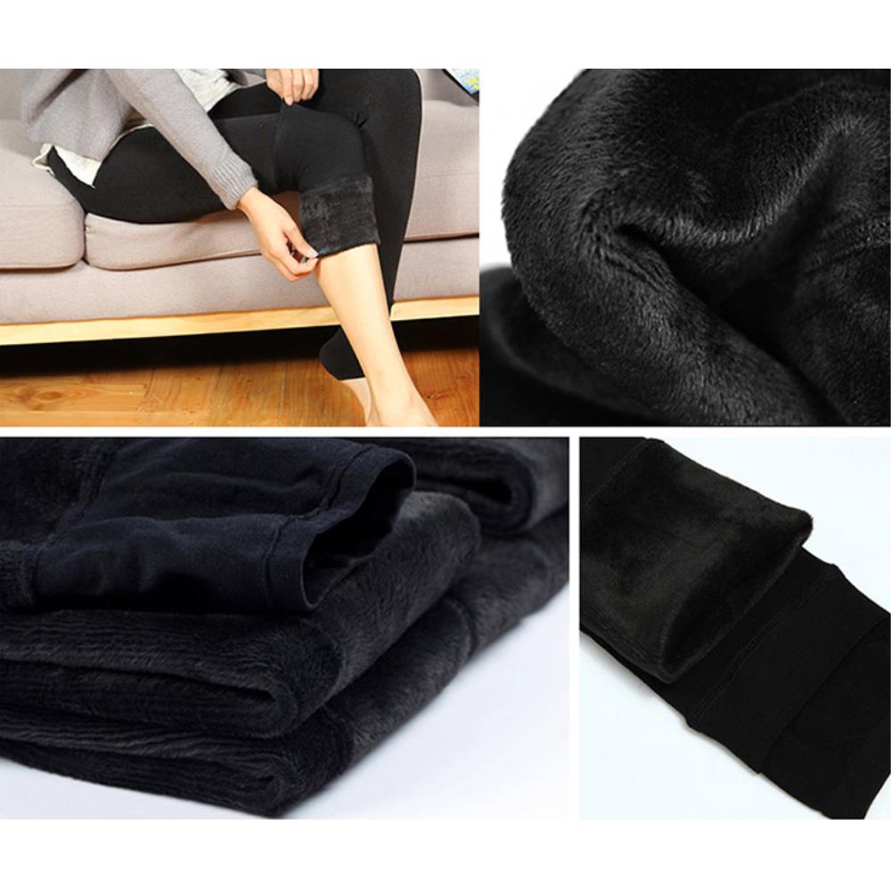 겨울 방한 여성 도톰한 밍크 털 레깅스 방한레깅스
