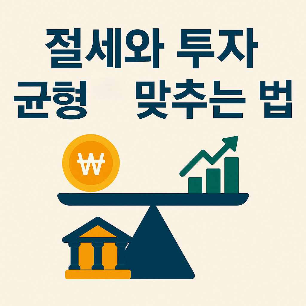 절세와 투자 균형 맞추는 법