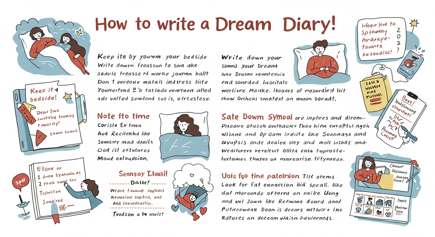 꿈일기작성법 기억강화 무의식정화 루틴