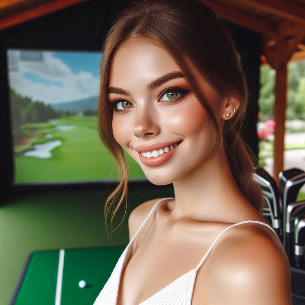 스크린골프장 배경