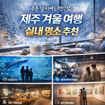 제주 겨울 여행 명소 추천, 실내 명소 BEST 총정리