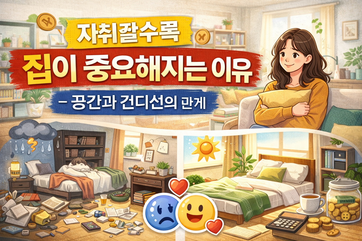 자취할수록 집이 중요해지는 이유– 공간과 컨디션의 관계