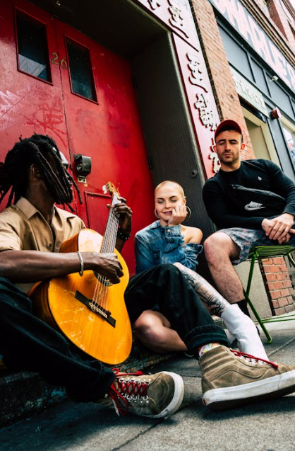 재즈 스타일 리듬 타기 사진