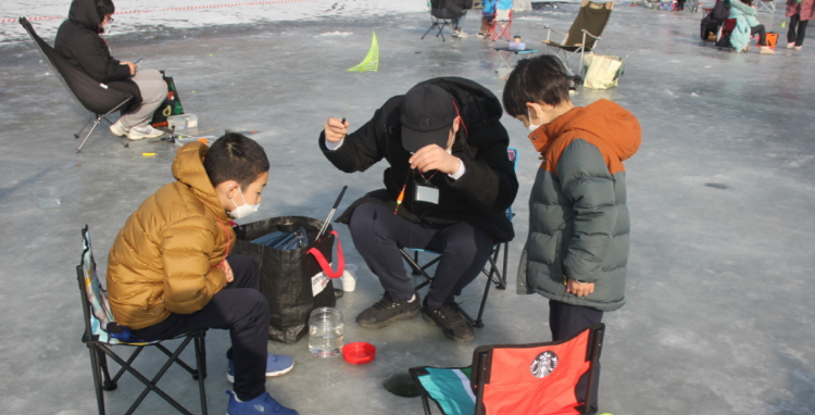 강화도 신선낚시터 빙어대잔치