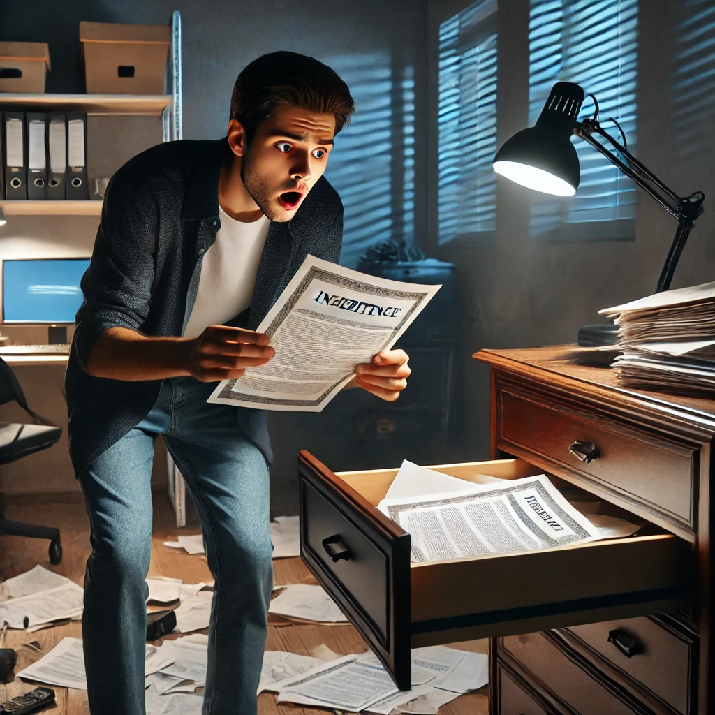 "상속 재산 분배 문제로 인한 의견 충돌 표현 이미지"