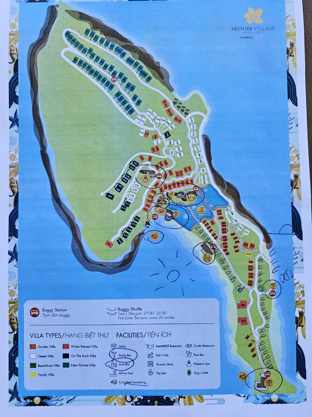 체크인 절차를 진행하며