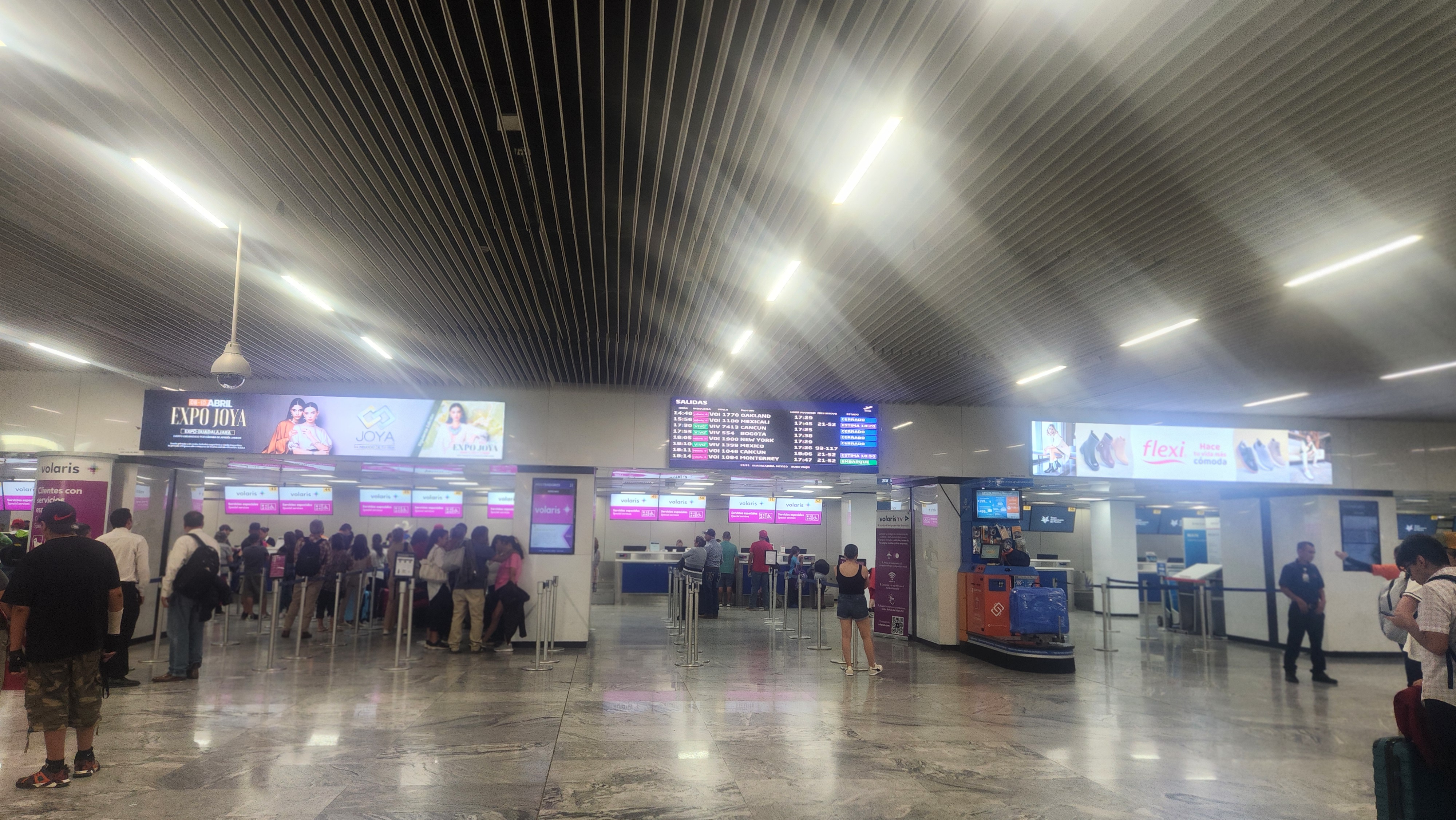 과달라하라 국제공항 출국장 이미지