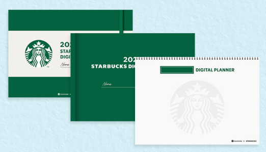 스타벅스 디지털 플래너 표지
