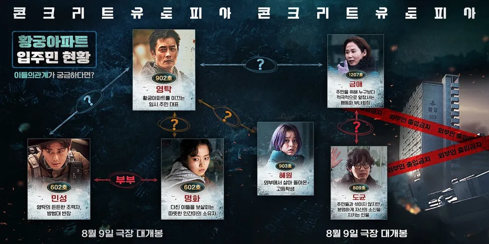 영화콘크리트유토피아 정보 OTT 등장인물 줄거리 손익분기점 평점 후기