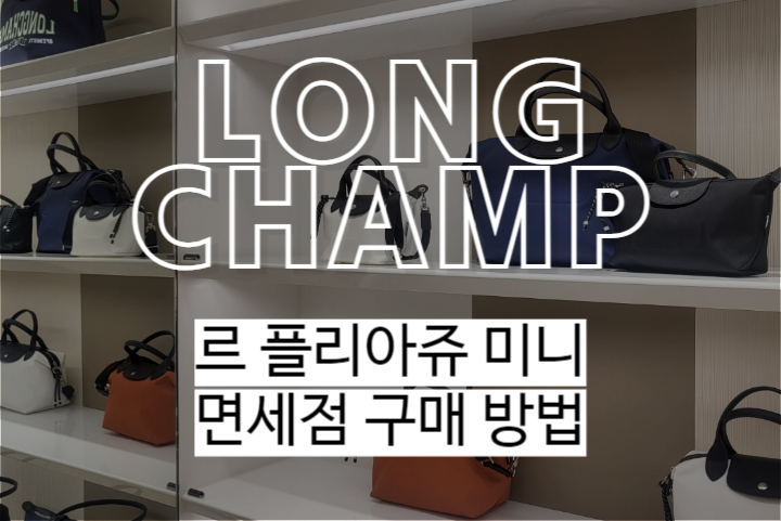롱샴 르 플리아쥬 미니백 면세점 구매