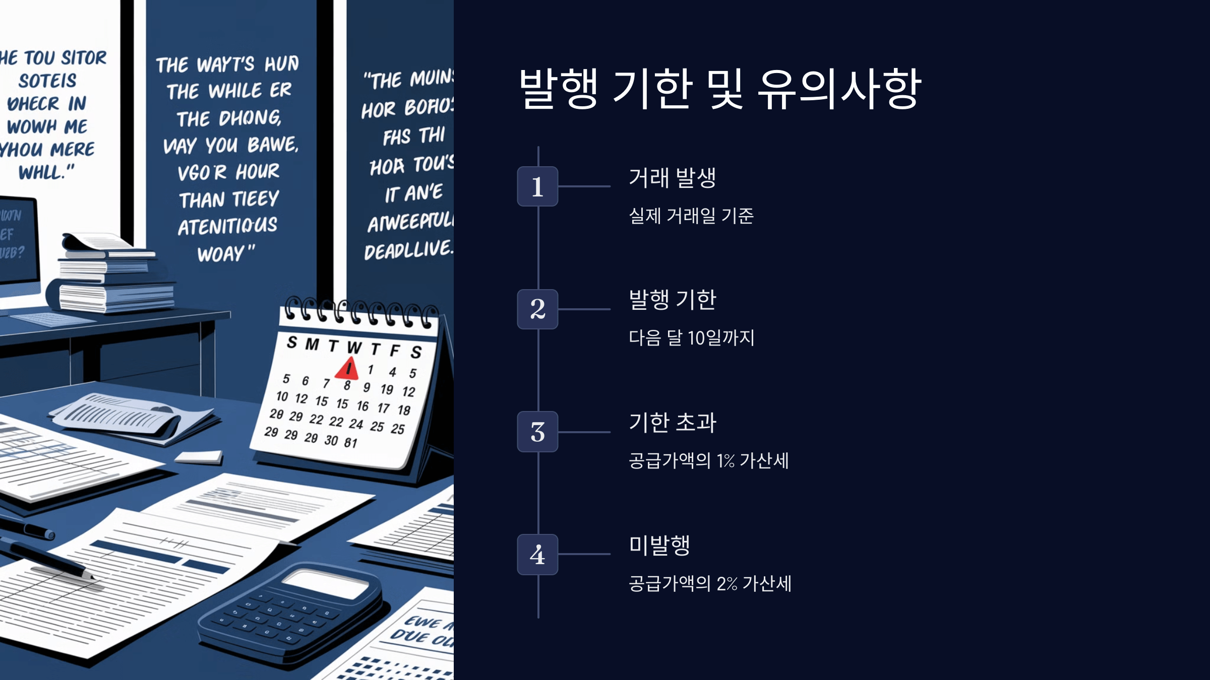 발행 기한 및 유의 사항