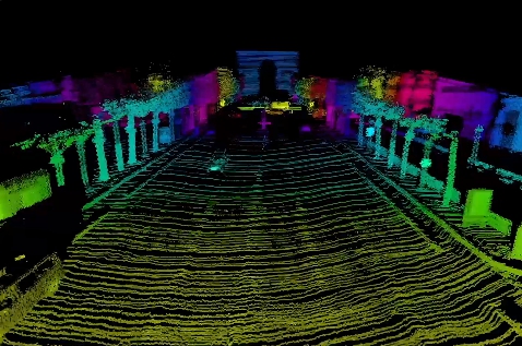 자동차 라이다 기술 건물