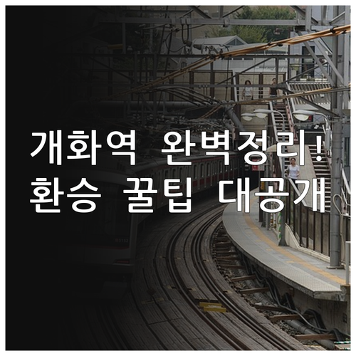 9호선 개화역 일반 열차 운행 구간 ..