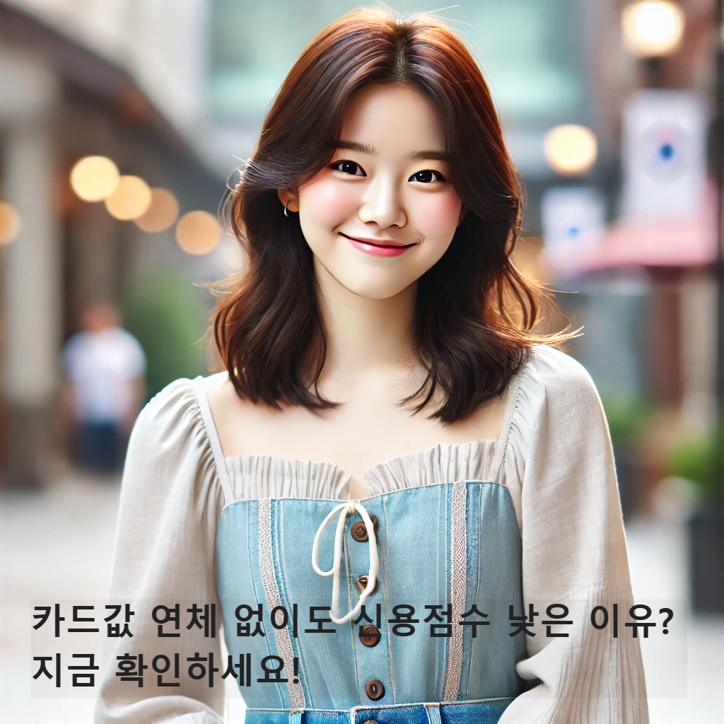 카드값 연체 없이도 신용점수 낮은 이유? 지금 확인하세요!